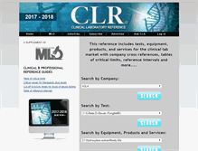 Tablet Screenshot of clr-online.com